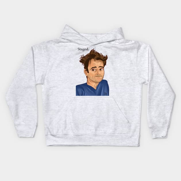 David Tennant Kids Hoodie by AC Salva